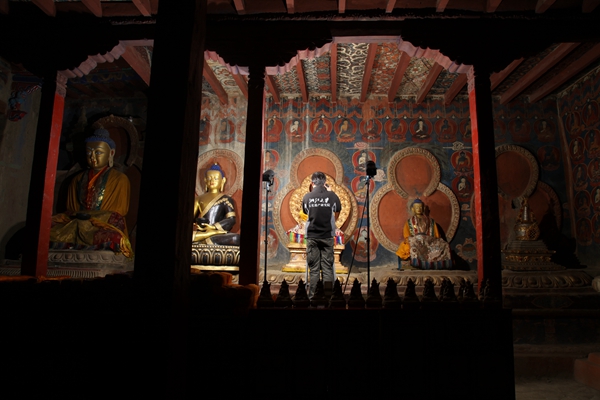 Digitized monastery murals are on display in Suzhou