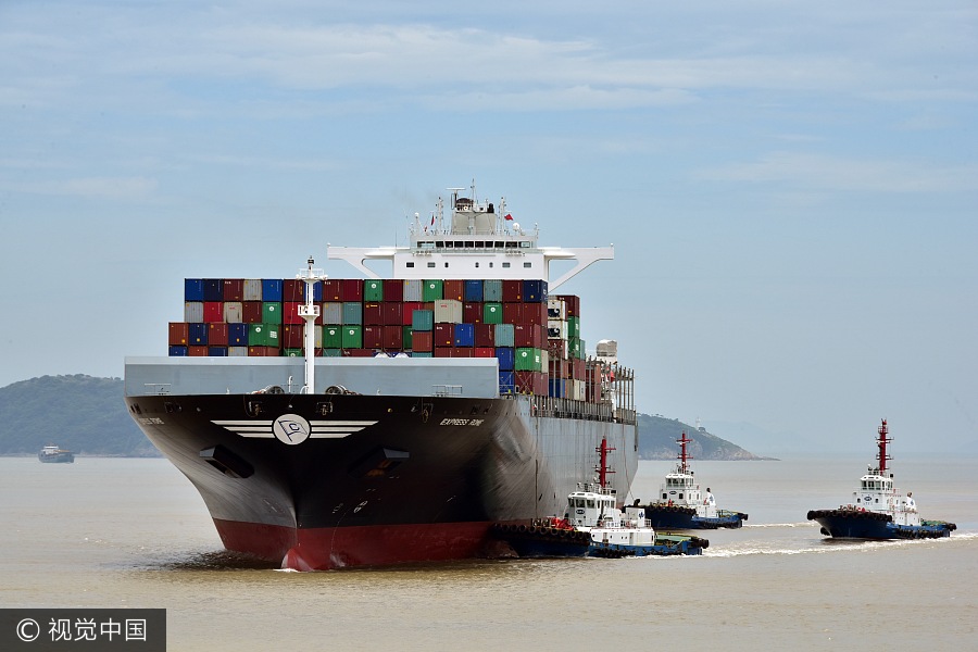 World's largest automated port nears completion in Shanghai