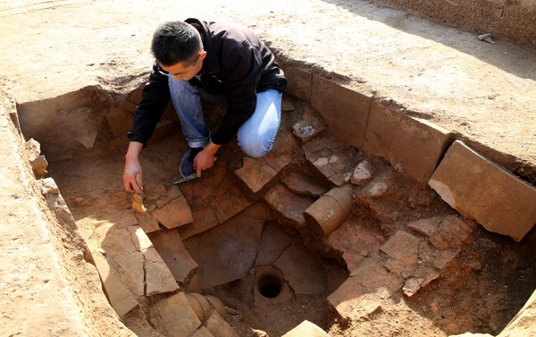 Royal baths shed light on Qin rulers