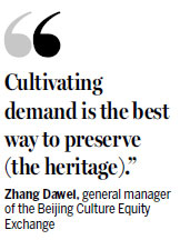 Cultural heritage holds great market potential