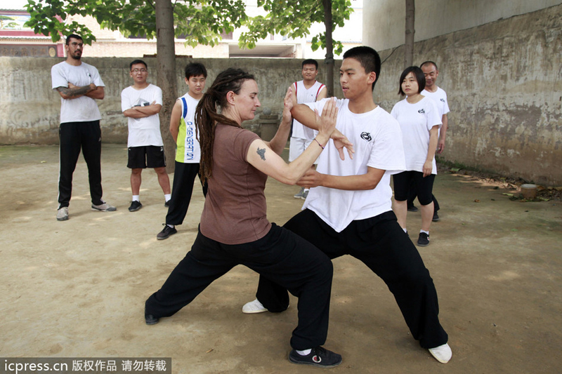 UK woman fulfills tai chi China dream