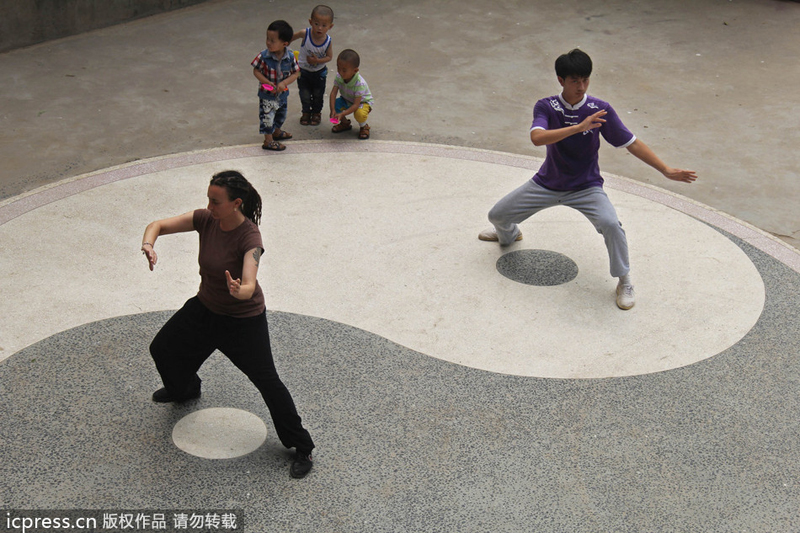 UK woman fulfills tai chi China dream