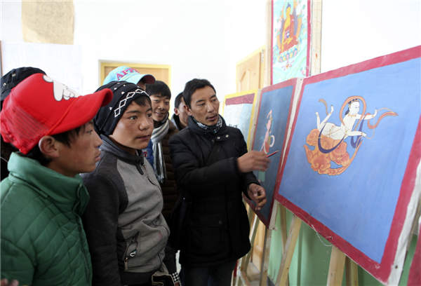 Thangka master dedicates life to teaching art