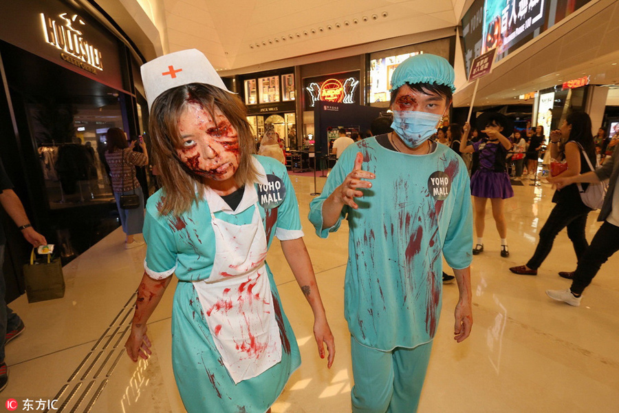 Halloween celebrations spread throughout China