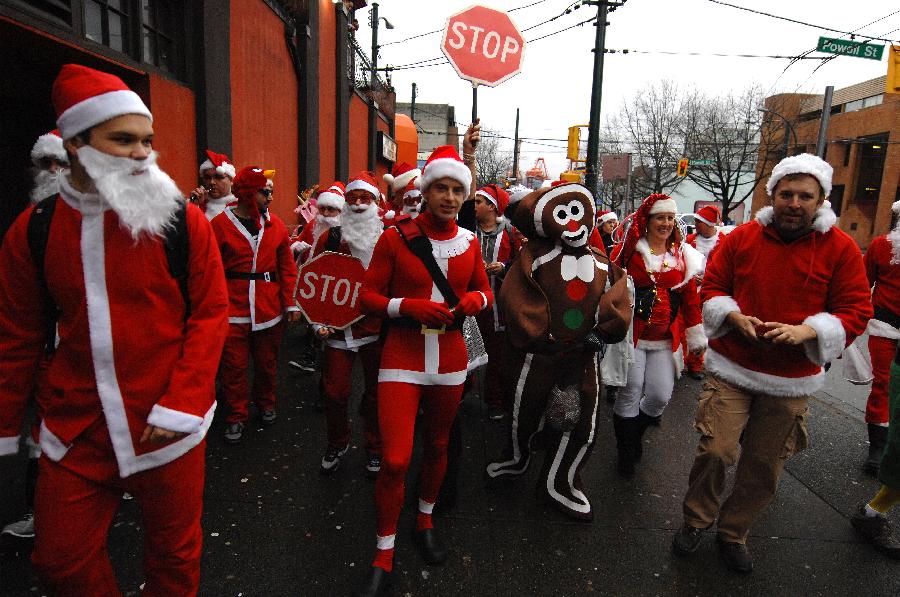 SantaCon 2013 held in Vancouver