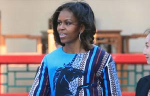 Michelle Obama's cultural tour in China