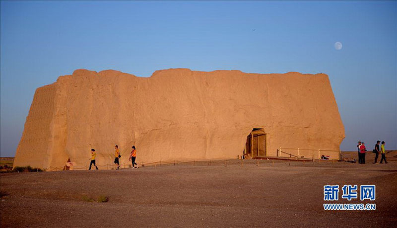 Archaeological sites along Silk Road in China