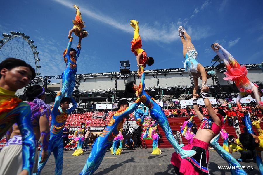 Preview of 2015 Chingay Parade held in Singapore