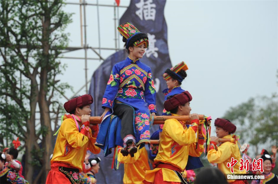 Qiang ethnic group celebrates New Year in SW China’s Sichuan