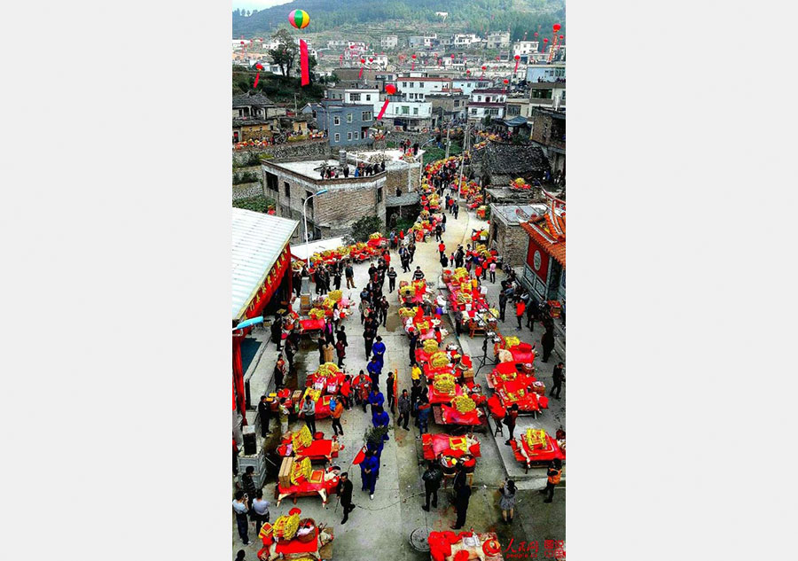 Ancient ancestral worship ceremony held in Xiamen