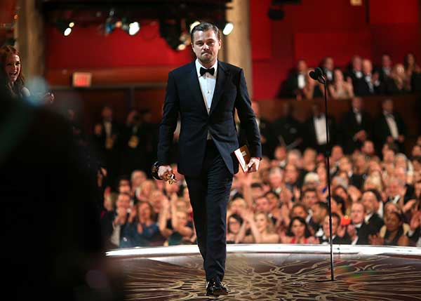 Chinese fans delight in DiCaprio's Oscar win