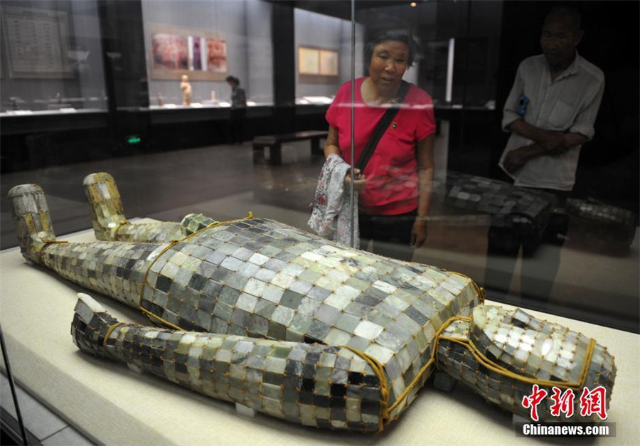 Cultural relics displayed in Hebei