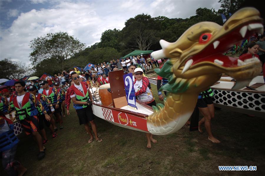 3rd Dragon Boats Festival marked in Panama city