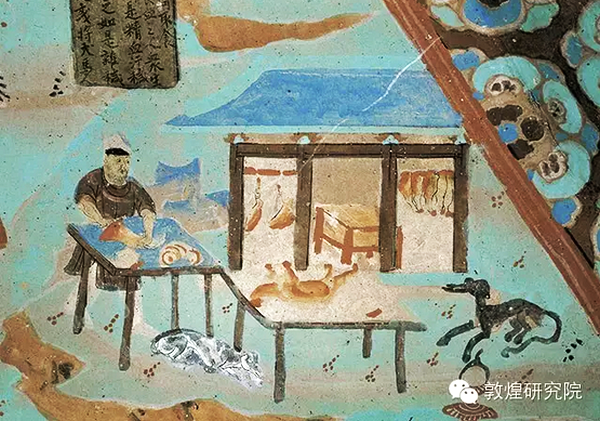 Frescos illustrate ancient workers in Dunhuang