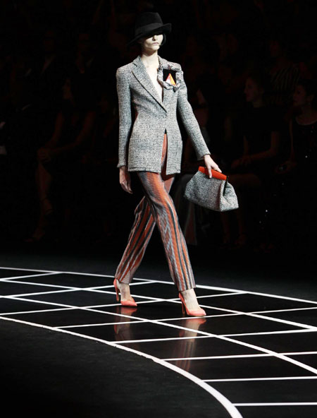 Giorgio Armani holds fashion show in Beijing