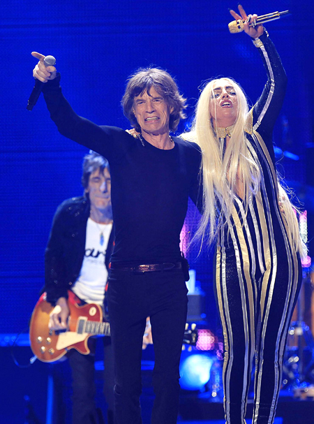 Lady Gaga joins Rolling Stones to perform