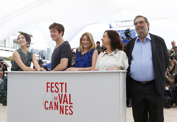 Zhang Ziyi poses for photocall in Cannes