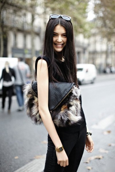 Street snaps of Chinese super models