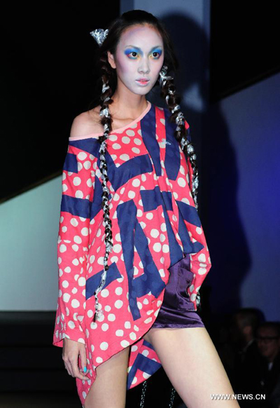 Vivienne Westwood's creation presented in Taipei