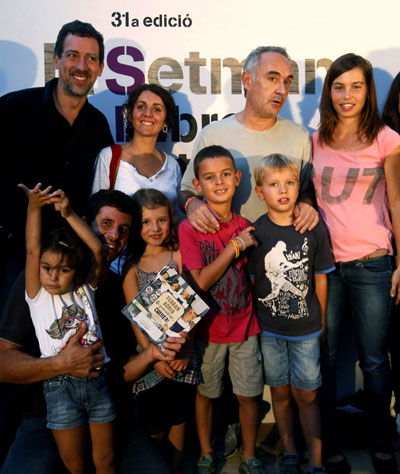 Chef Ferran Adria shows up during the Catalan book week