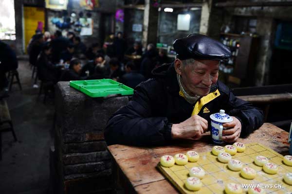 Jiaotong Tea House in Chongqing