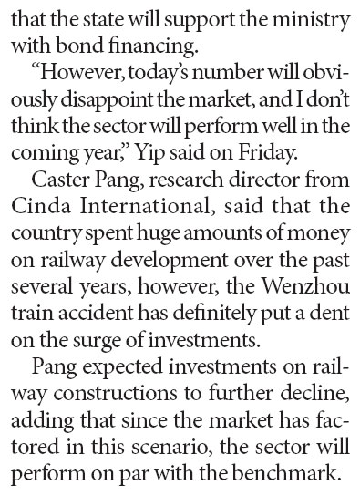 Rail ministry mulls spending cuts