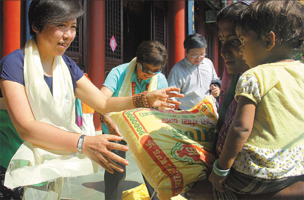 NGO services from China help Nepal