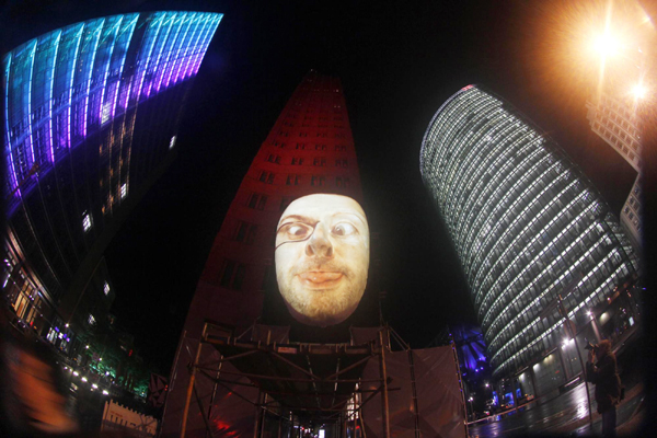 Upcoming festival of lights rehearsed in Berlin