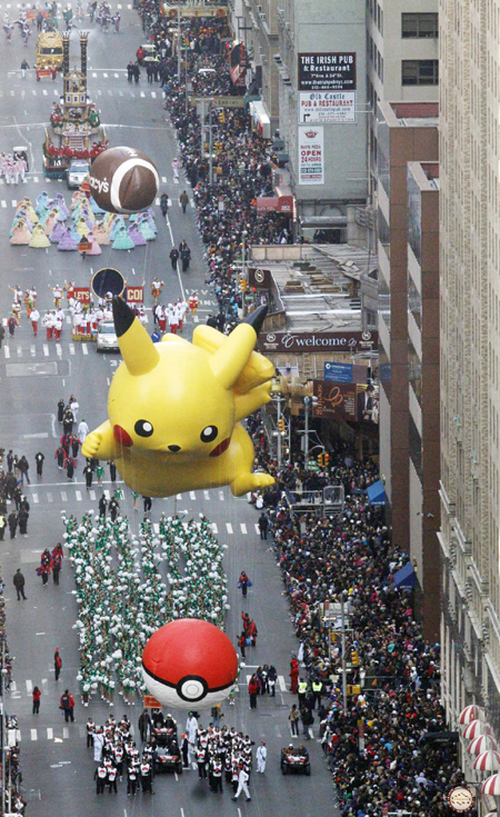 85th Macy's Thanksgiving day parade in New York