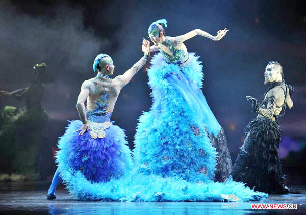 Yang Liping's dance drama 'The Peacock' staged in Qingdao