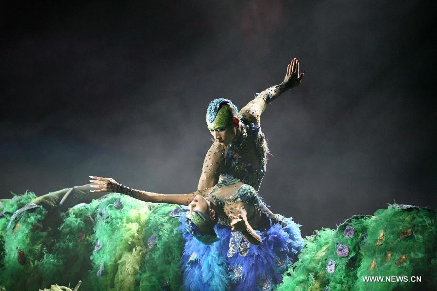 Yang Liping performs in her final dance drama 'The Peacock'