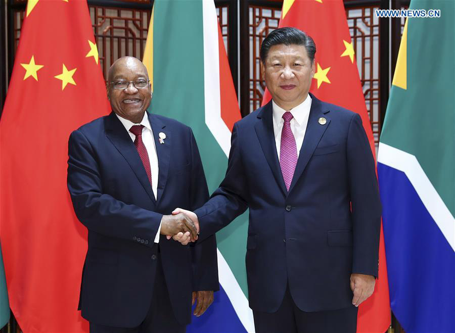 President Xi Jinping meets with Jacob Zuma