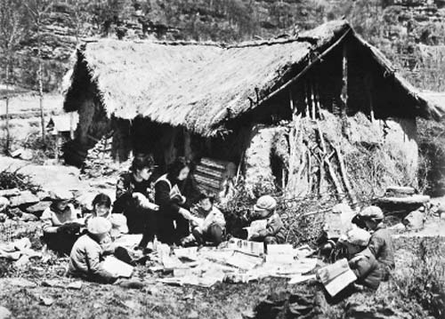 A mobile reading room in Gansu