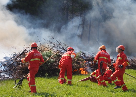 Guiyang holds forest fire prevention drill