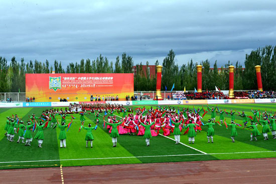 Football tournament is on among Chinese, Russian and Mongolian universities