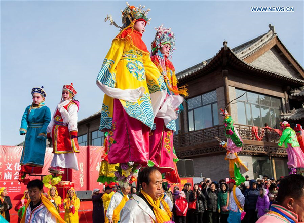 Cultural Temple Fair kicks off in North China