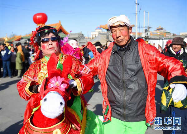 North China 'club fire' performance for Lantern Festival