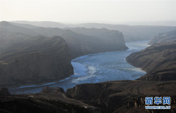 Icebound national geological park in Inner Mongolia