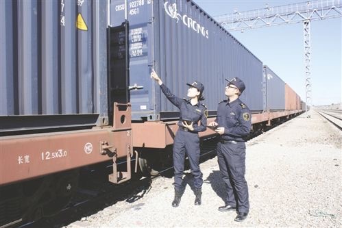 Green access for China-Europe freight trains in Manzhouli