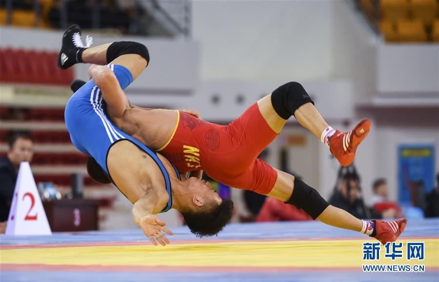 National men's freestyle wrestling qualifier held in Ulanqab