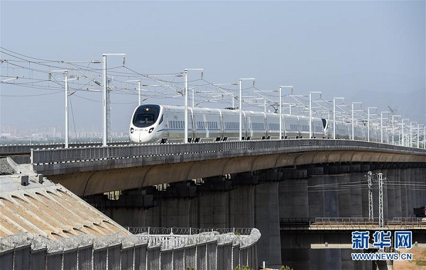 Hohhot-Zhangjiakou high-speed railway tests underway