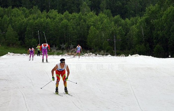 China-Russia-Mongolia summer skiing in Yakeshi