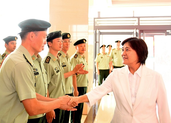 Inner Mongolia officials honor armed forces