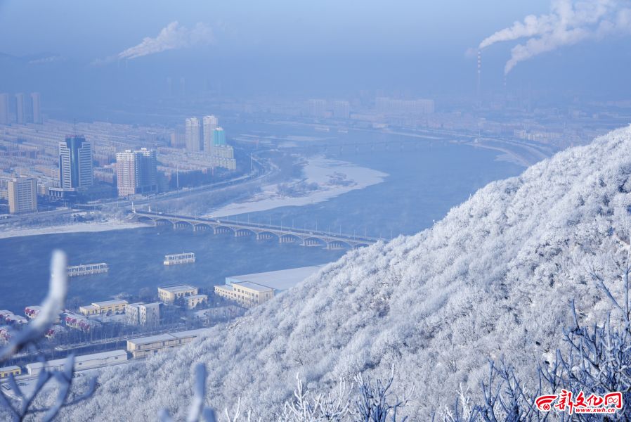 Jilin city turns into a wonderland of rime