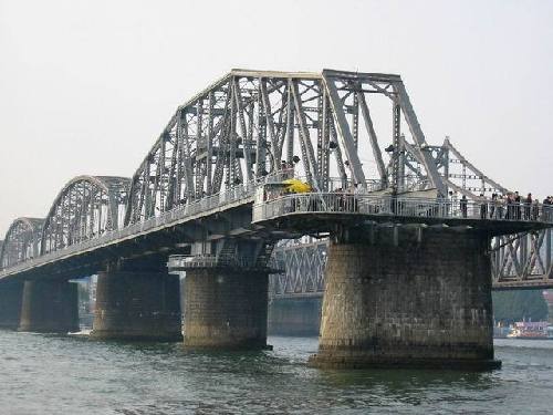 Sights: Damaged Yalu River Bridge