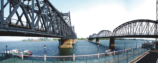 Sights: Damaged Yalu River Bridge