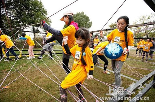 Jiading hosts Urbanathlon obstacle race