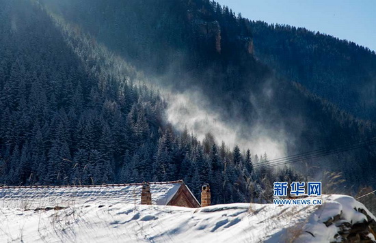 Snow country in Shanxi -- a fairy tale of ice and snow