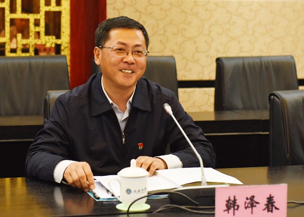 Officials from SXU and Changzhi University hold talks