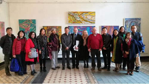 SXU artists delegation visits Russia